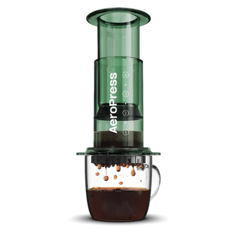 AeroPress Clear Green Coffee Maker