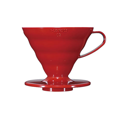 Hario V60 02 Red Plastic Coffee Dripper